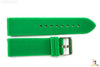 22mm Green Silicon Rubber Watch BAND Strap - Forevertime77