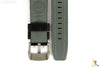 Luminox 5241 SXC GMT 24mm Black Leather Watch Band Grey Stitches w/ 2 Pins 5240 - Forevertime77