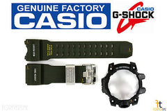 CASIO G-Shock Mudmaster GWG-1000-1A3 Green Rubber Watch Band & Bezel Combo