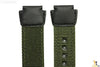 CASIO SGW-300HB-3AV Original 18mm Green Leather / Nylon Watch BAND Strap - Forevertime77