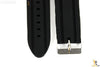 26mm Black Silicon Rubber Watch BAND Strap - Forevertime77