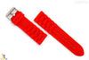 24mm Red Silicon Rubber Watch BAND Strap - Forevertime77