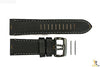 Luminox 1861.BO Valjoux Field Chrono 26mm Black Leather Watch Band Strap - Forevertime77