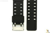 16mm Fits CASIO GA-100 G-Shock Black Rubber Watch Band GA-300 GA-120 w/2 Pins - Forevertime77