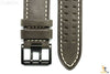 Luminox 1837 Field 23mm Brown Leather Watch Band Strap w/ Black Buckle - Forevertime77