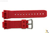 CASIO DW-6900MF-4 G-Shock Original 16mm Red (Glossy) Rubber Watch Band Strap - Forevertime77