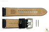 Luminox 1861 Field 26mm Black Leather Watch Band Strap w/ 2 Pins - Forevertime77