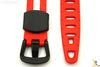 CASIO STR-300S-4V 16mm Original Red Rubber Watch Band Strap - Forevertime77