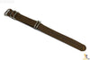 24mm Fits Luminox Nylon Woven Dark Beige Watch Band Strap 4 S/S Rings - Forevertime77