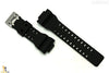 16mm Fits CASIO GA-100 G-Shock Black Rubber Watch Band GA-300 GA-120 w/2 Pins - Forevertime77