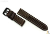 Luminox 1807 Field Auto 23mm Dark Brown Leather Watch Band Strap - Forevertime77