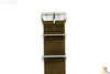 20mm Heavy Duty High End Fits  Swiss Army Khaki Woven Watch Band 3 Loops - Forevertime77