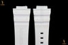 16mm Fits CASIO DW-6900 G-Shock White (Matte) Rubber Watch BAND DW-6900B DW-6600 - Forevertime77