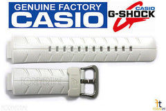 CASIO G-SHOCK G-300LV-7A 16mm Original White (Glossy) Rubber Watch BAND Strap