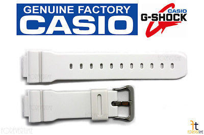 CASIO G-Shock DW-6900SN-7 White Rubber Watch BAND DW-6900WW-7 DW-6900SN-7 - Forevertime77