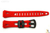 CASIO STR-300S-4V 16mm Original Red Rubber Watch Band Strap - Forevertime77