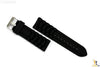 20mm Fits Fossil Black Silicon Rubber Watch BAND Strap - Forevertime77