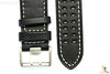Luminox 1828 1848 Field 23mm Black Leather Watch Band Strap w/ 2 Pins - Forevertime77