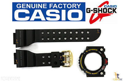 CASIO G-Shock Frogman GW-200Z-1 Original Black BAND & BEZEL Combo - Forevertime77