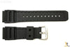 CASIO MTD-1065B Original 20mm Black Rubber Watch Band Strap w/ 2 Pins MTD-1066B - Forevertime77