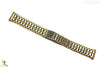 20mm Stainless Steel Metal (Two Tone) Adjustable (8 Links) Watch Band Strap - Forevertime77