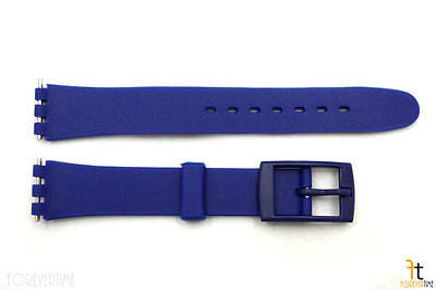 12mm Ladies Blue Replacement Watch Band Strap fits SWATCH watches - Forevertime77