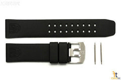 Luminox Colormark 3050 3080 23mm Black Rubber Watch Band w/2 Pins 3150 3180