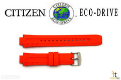 Citizen 59-S51868 Original Replacement 14mm Orange Rubber Watch Band Strap