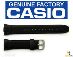 CASIO WVA-430 Original Black Rubber Watch Band Strap WVA-470 WVA-620 WVQ-400
