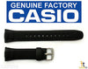 CASIO WVA-430 Original Black Rubber Watch Band Strap WVA-470 WVA-620 WVQ-400 - Forevertime77