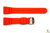 Citizen 59-S53298 Original Replacement 26mm Orange Rubber Watch Band Strap - Forevertime77