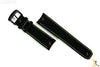 Citizen 59-S52493 Original Replcement 23mm Black Leather Watch Band Strap - Forevertime77