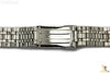 22mm Stainless Steel Metal (Silver Tone) Adjustable Watch Band Strap - Forevertime77