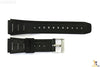 20mm Fits CASIO CA-53W Black Rubber Watch BAND Strap FT-100W CA-61W W-720 W-520 - Forevertime77