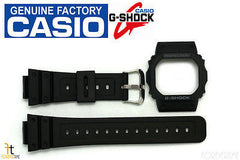 CASIO GW-5000 G-Shock Original Black Rubber BAND & BEZEL Combo
