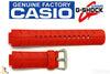 CASIO G-300C-4AV G-SHOCK Original 16mm Orange Rubber Watch Band Strap - Forevertime77