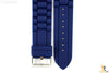 20mm Fits Fossil Navy Blue Silicon Rubber Watch BAND Strap - Forevertime77