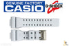 CASIO GA-110SN-7A G-Shock Original White (Off-White) Rubber Watch Band Strap - Forevertime77