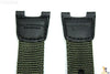 CASIO SGW-100B Original Green / Black Nylon-Leather Watch BAND Strap Twin Sensor - Forevertime77