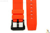 Citizen 59-S52412 Original Replacement 22mm Orange Rubber Watch Band Strap - Forevertime77