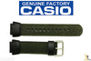 CASIO SGW-300HB-3AV Original 18mm Green Leather / Nylon Watch BAND Strap - Forevertime77