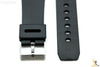 22mm Fits CASIO Black PVC Watch BAND Strap AMW-320D AMW-320C AD520 w/ 2 PINS - Forevertime77