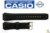 CASIO EF-552 Edifice 20mm Original Black Rubber Watch BAND Strap EF-552PB - Forevertime77