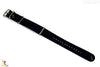 20mm Heavy Duty High End Fits Swiss Army  Navy Blue Woven Watch Band 3 Loops - Forevertime77