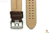 Luminox 1887 Field 26mm Brown Leather Steel Buckle Watch Band Strap - Forevertime77
