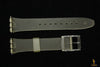 17mm Frosted PVC Replacement Watch Band Strap Clear Buckle fit SWATCH watches - Forevertime77