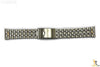 22mm Stainless Steel Metal (Silver Tone) Adjustable Watch Band Strap - Forevertime77