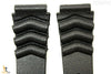 20mm for SEIKO Z-22 Wave Divers Heavy Black Rubber Watch Band Strap w/ 2 Pins - Forevertime77
