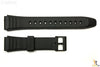 CASIO AW-49H Original 19mm Black Rubber Watch Band Strap AW-49HE - Forevertime77