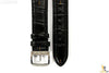 Citizen 59-S50326 Original Replacement 20mm Black Leather Watch Band Strap 59-S50385 59-S51863 59-S50988 - Forevertime77